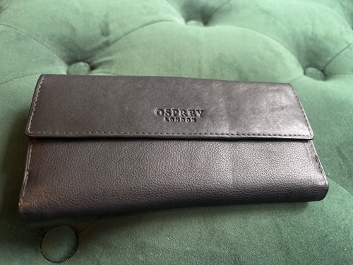 Bnwt black large osprey wallet - bnwt,