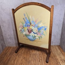 Vintage Arched Top Wooden Fire