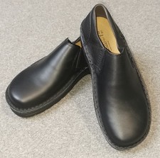 NAOT Eiger Shoe Loafer Slip On Matt Black Leather UK10 Good Foot Health RRP $195