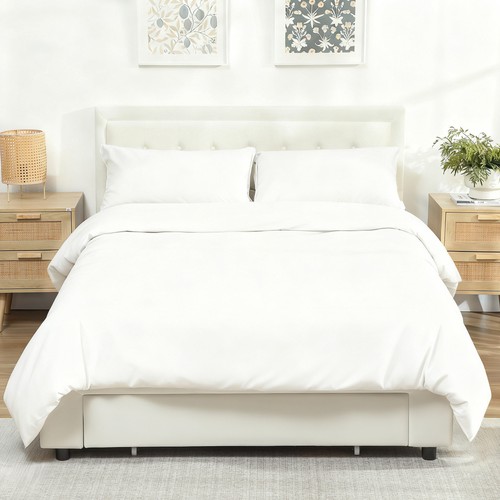 Velvet double bed frame - velvet,