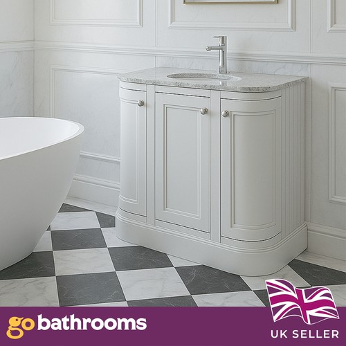 Traditional white 900 vanity - traditional,