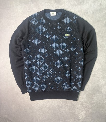 Lacoste sweater black - sweater, blue