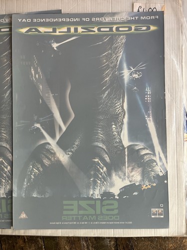 1998 godzilla marketing promo - 1998,