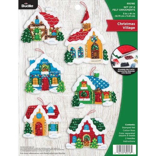 Bucilla felt ornaments - felt,