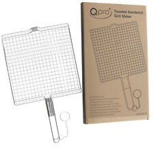 Wire Rack Toast Maker 4 Slice Grilling Toasting Crumpets Toaster Warmer for AGA