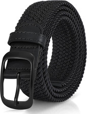 Mens Belt-Elastic Braided