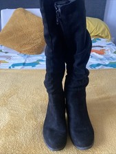 Next Black   Faux Suede Slouch