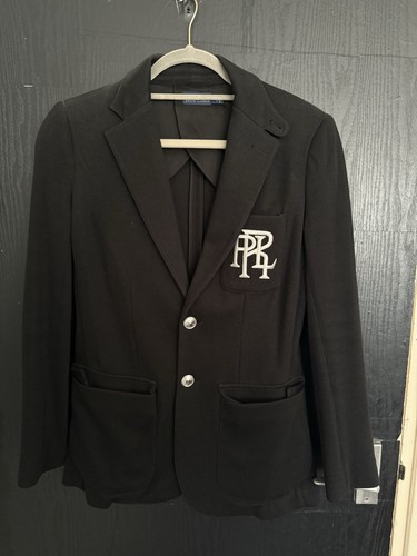 Black single breasted blazer - black,