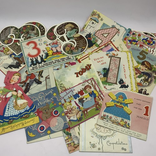 Vintage greetings cards unused - greetings,