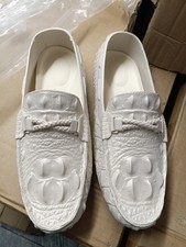 Men's You Yellow Size 42 Casual Boat Shoes Soft PU Slip-on  Jelly Shoes 