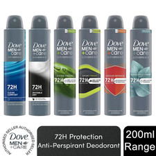 Dove Anti-Perspirant Men+Care Advanced 72H Protection Deodorant, 200ml