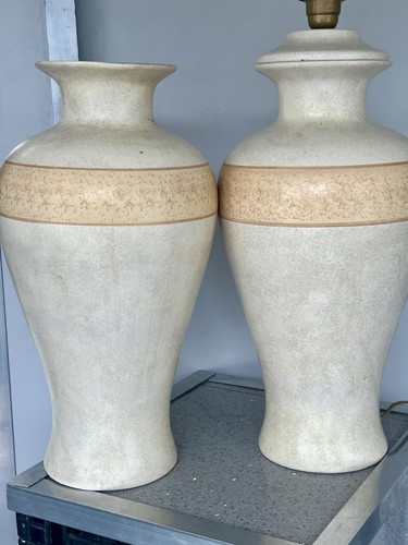 Vintage porcelain large lamp - large,
