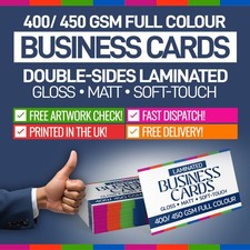 Business cards both - cards, sides