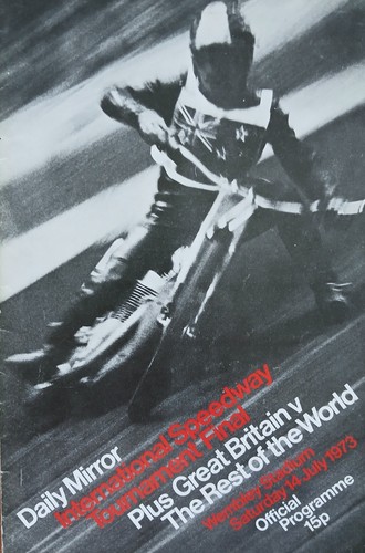 Wembley speedway programme - speedway,