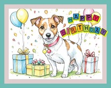 Jack russell dog happy - russell,