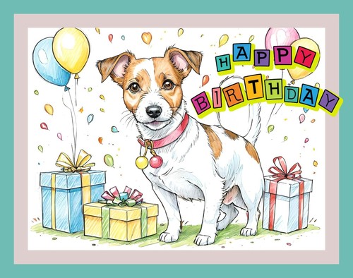 Jack russell dog - dog, happy