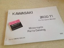 Kawasaki parts list Z400 T1