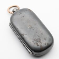 Antique French Victorian Gunmetal & Rolled Rose Gold Double Sovereign Louis D’Or