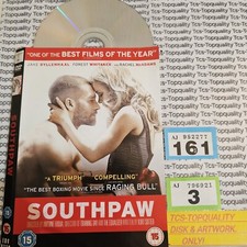 Southpaw dvd Disc And Art Work only Save £s Eco
