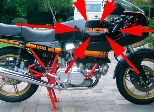 Ducati 900 dualine fuel - ducati, s2