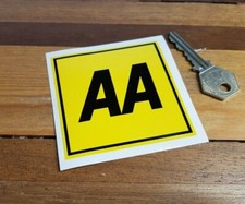 AA Later Style Car Window Sticker 3" British Automobile Association Classic Van
