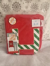 Ladies H Alphabet Striped Elf