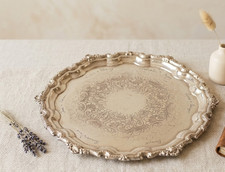 Ornate Vintage Silver Plated