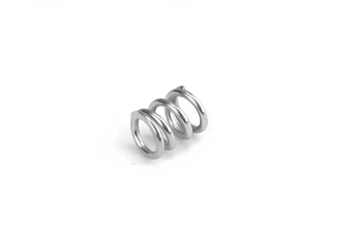 Exhaust silencer spring