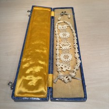 Antique Carved Jewellery Set