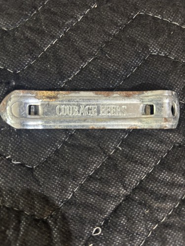 Vintage courage beers bottle - beers,