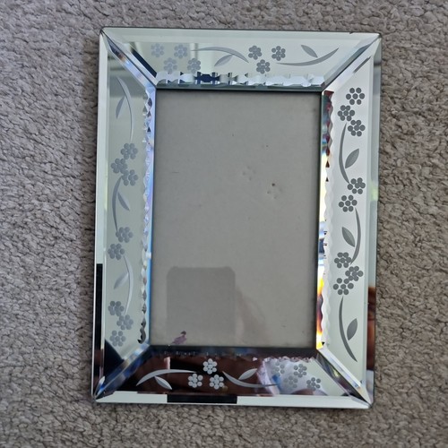 Mirrored glass photo frame - mirrored,