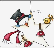 Humorous Christmas snowman craft stamp. Cards,  Uk Selling 🇬🇧