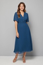 Wallis Teal Fit & Flare Dress Womens Occasion Dresses