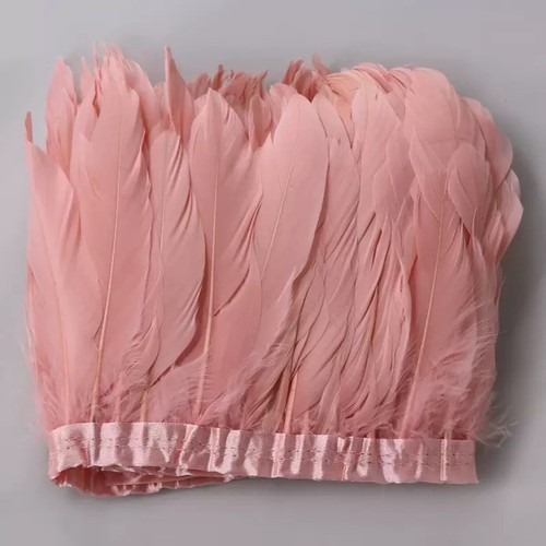 Goose feather trim for coque - feather,