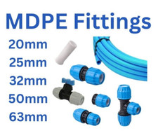 Blue mdpe plastic mains water - mdpe,