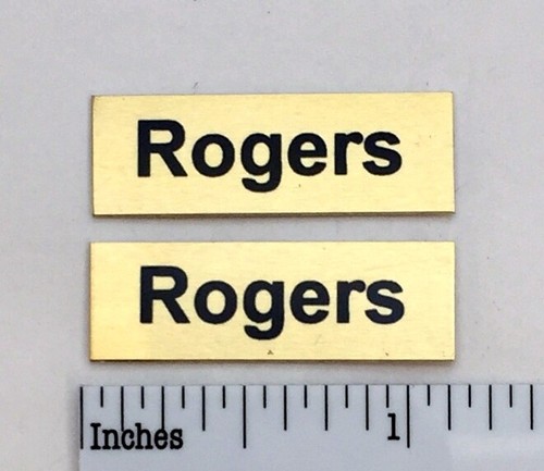 Rogers speaker grill badge - rogers,