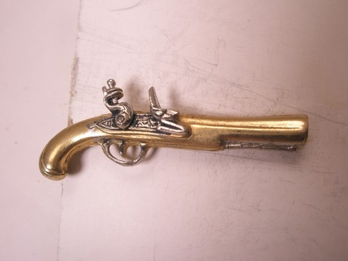 Flintlock percussion pistol - flintlock,