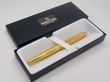 24ct GOLD PLATED GENUINE SHEAFFER FOUNTAIN PEN IN PRESENTATION BOX 24K E0942153