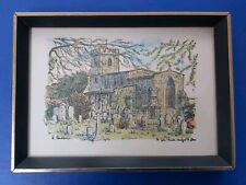 Vintage Painting Church