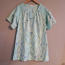 Picasso Embroidery Short Dress