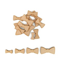  Bow Tie MDF Craft Shapes