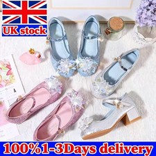 UK Kids Girls Princess Shoes