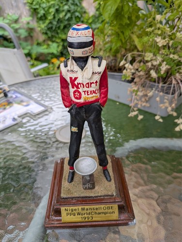 Handmade clay nigel mansell - nigel,