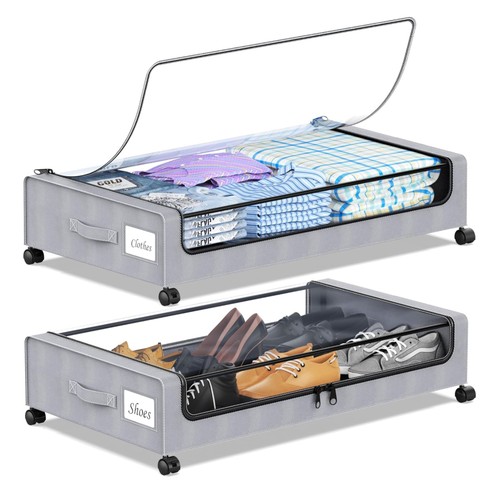 Under bed storage with - under,