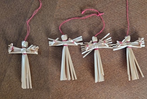 Vtg handmade corn dolly - vtg,