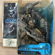 Celtic predator avp boxed figure set with bonus alien coffin accessory Opened