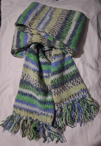 Hand made knitted striped - made,