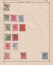 Hong Kong Stamps on 2 sides of a page - QV onwards