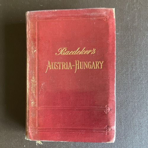 Baedeker austria hungary - baedeker, austria-hungary