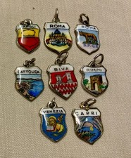 VINTAGE 8 MIXED ITALY ENAMEL